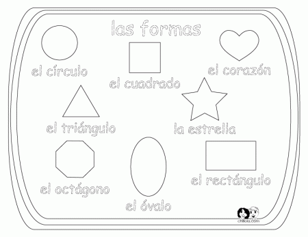 Spanish for Kids - Woksheets