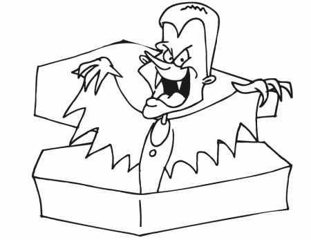Vampire coloring pages to print for kids | Coloring Pages