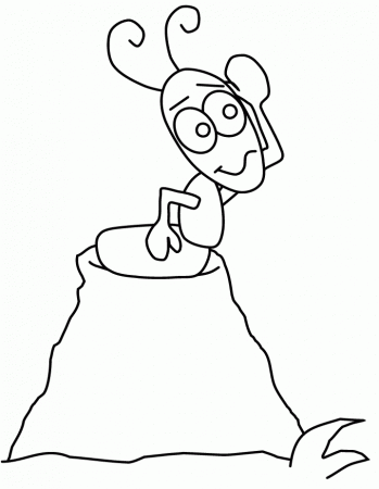 Ant Insect Coloring For Kids - Ant Coloring Pages : Girls Coloring 