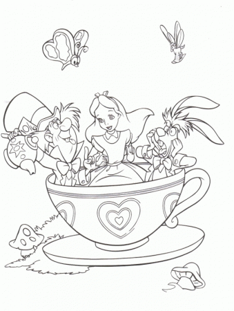 Walt Disney World Coloring Pages Car Pictures