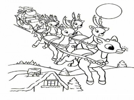 Merry Christmas Logo Coloring Pages