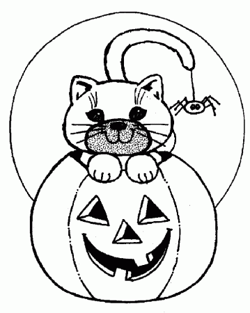 halloween color sheets for kids | Coloring Picture HD For Kids 
