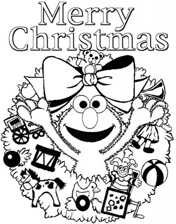 merry christmas 1 Colouring Pages