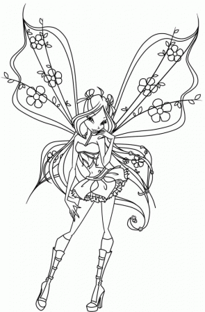 Winx Club Coloring Pages Winxclub Photo 18537763 Fanpop 132963 