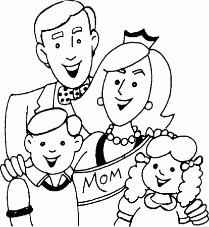 Family Coloring Pages For Kids | Rsad Coloring Pages