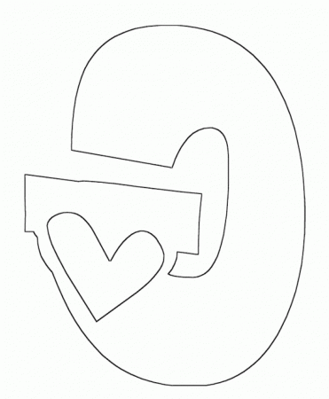 G Is For Love Coloring Pages - Kids Colouring Pages