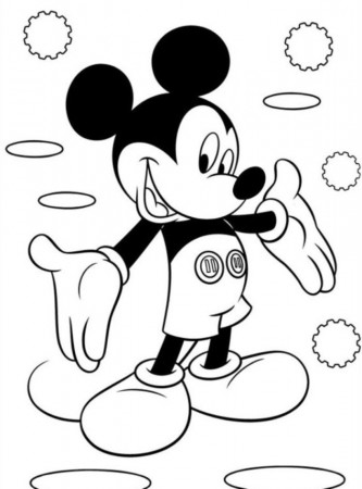 Sir Mickey Coloring Page - Disney Coloring Pages on iColoringPages.