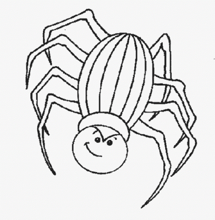 Spider coloring pages for kids | Coloring pages wallpaper