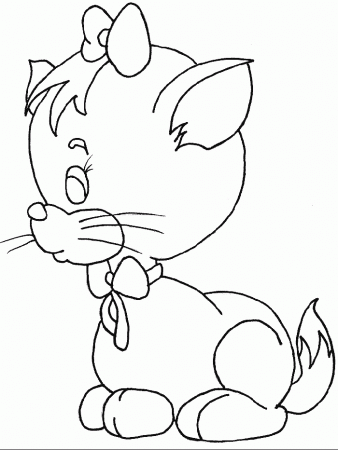 download Cat coloring pages for kids | Great Coloring Pages