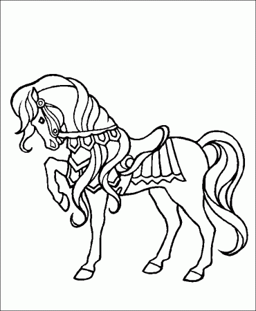 Horse Coloring Pictures | Horse Printable Coloring Pages