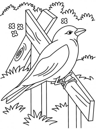 Reading Worm Coloring Page
