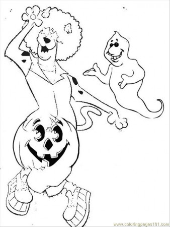 Free Printable Scooby Doo Halloween Coloring Pages