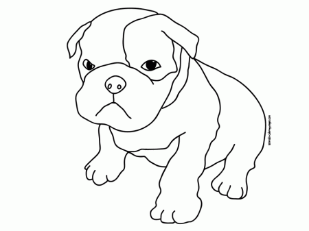 Printable Puppy Coloring Pages Free Printable Christmas Puppy 