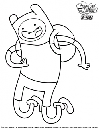 Adventure Time Coloring Pages Printable For Kids - Kids Colouring 