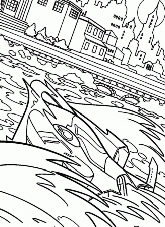 Batman Car Coloring Pages Coloring Book Area Best Source For 