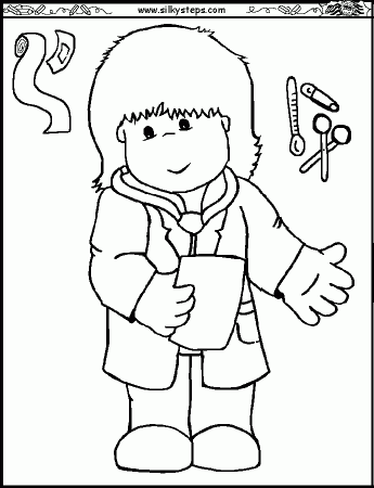 Doctor Coloring Pages doctor and nurse coloring pages – Kids 