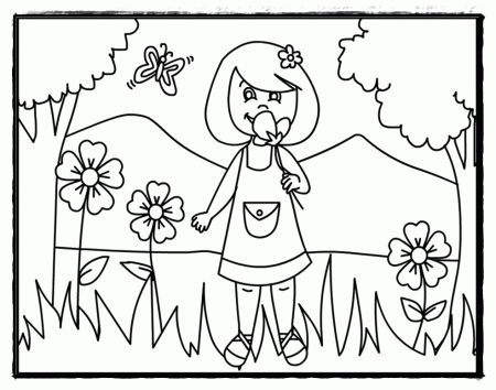summer-flowers-coloring-pages : Printable Coloring Pages