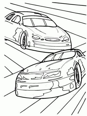 Nascar Coloring Pages Images & Pictures - Becuo