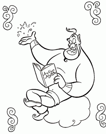 Blues Reading a Book Coloring Page | Kids Coloring Page