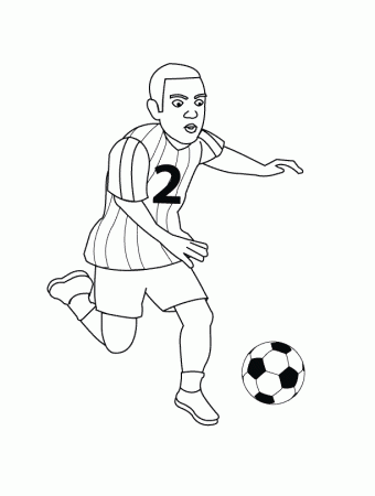 Coloring Pages - Football Player