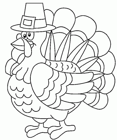 Turkey Coloring Page Printable | COLORING WS