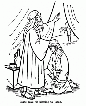 Bible Printables - Old Testament Bible Coloring Pages - Jacob 1