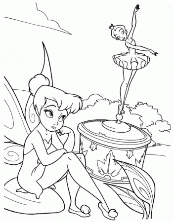Coloring To Print Magical Characters Tinker Bell Number 29821 