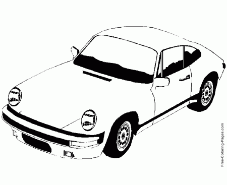 Cars coloring pages - Sports Car 02