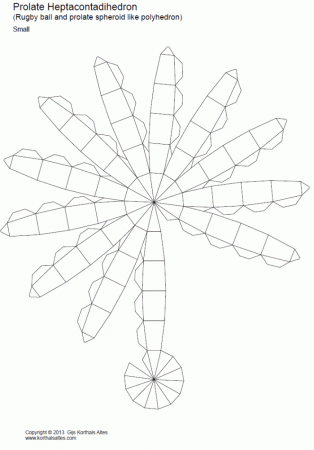 Paper Models of Hebdomicontadissaedron