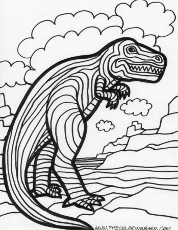 Dinosaur Coloring Dinosaur Printable Coloring Pages The Coloring 