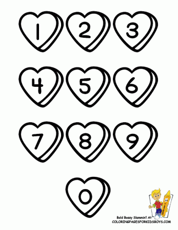 valentine alphabet Colouring Pages