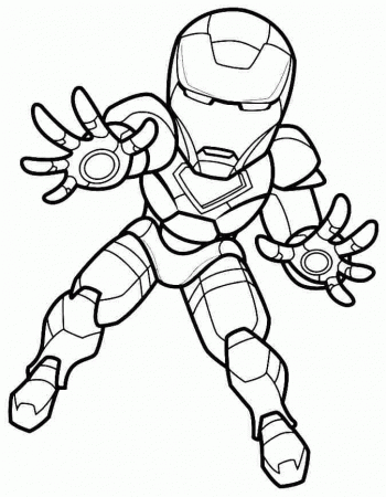 Coloring Pages Superhero Iron Man Printable For Toddler 22701#