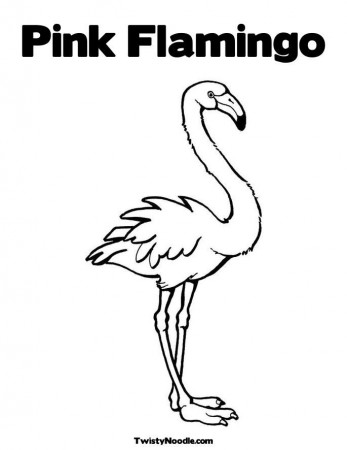 Flamingo Coloring Pages Cake Ideas and Designs
