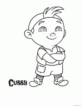 Jake And The Never Land Pirates Cubby Coloring Pages Id 39885 