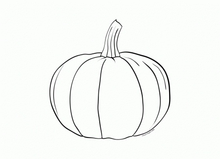 Pumpkin Coloring Page - Free Coloring Pages For KidsFree Coloring 