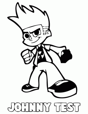 johnnytest Colouring Pages