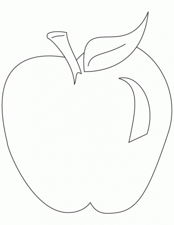 a is for apple Colouring Pages (page 3)