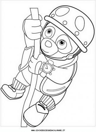 Special Agent Oso Coloring Pages
