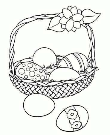 This Easter Eggs Coloring Page Shows 6 Easter Eggs Easy Outlines 