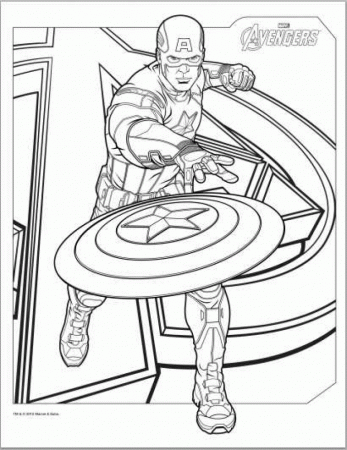 captain a Colouring Pages (page 2)