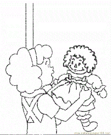 Coloring Pages Raggedy Ann and Andy (Cartoons > Raggedy Ann 