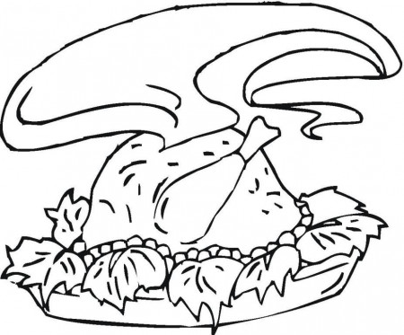 Healthy Food Coloring Page - Fun Food Coloring Pages for Kids 