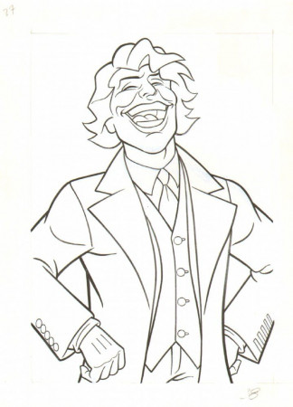 joker dark knight Colouring Pages