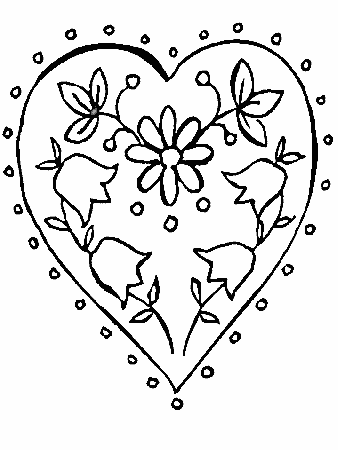 Flower2 Flowers Coloring Pages & Coloring Book