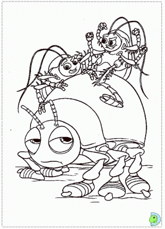 happy A Bug's Life Coloring Pages « Printable Coloring Pages