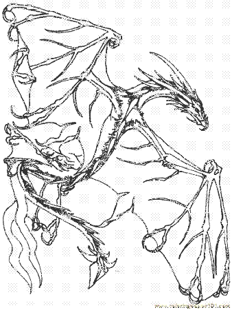 Coloring Pages Dragons1 (2) (Peoples > Fantasy) - free printable 