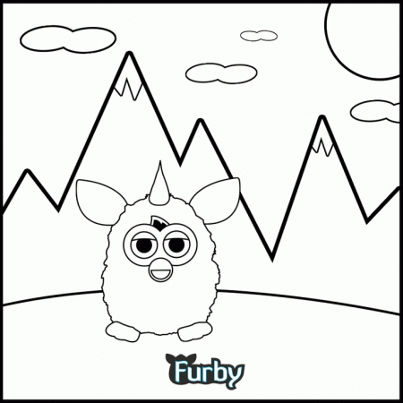 Make Furby whatever color you want! | Furby Coloring Book