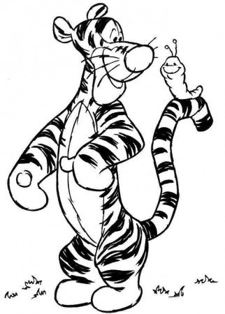 Sketsa Disney Tiger
