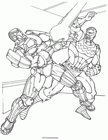 Iron Man Coloring Pages For Kids