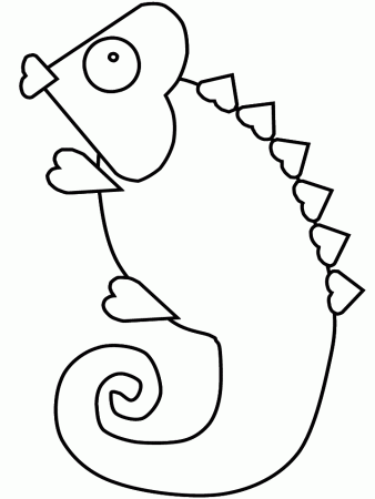 Heartchameleon Valentines Coloring Pages & Coloring Book